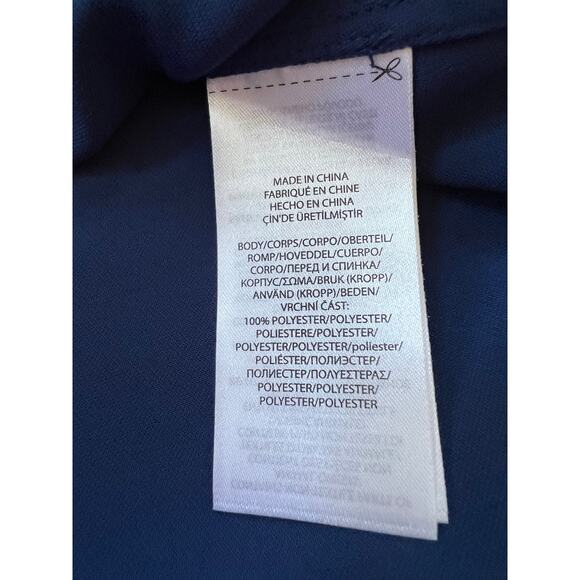 Polo Ralph Lauren Women's Tie Neck Long Sleeve Shirtdress Blue Size 8 $298 NWT - Picture 4 of 16